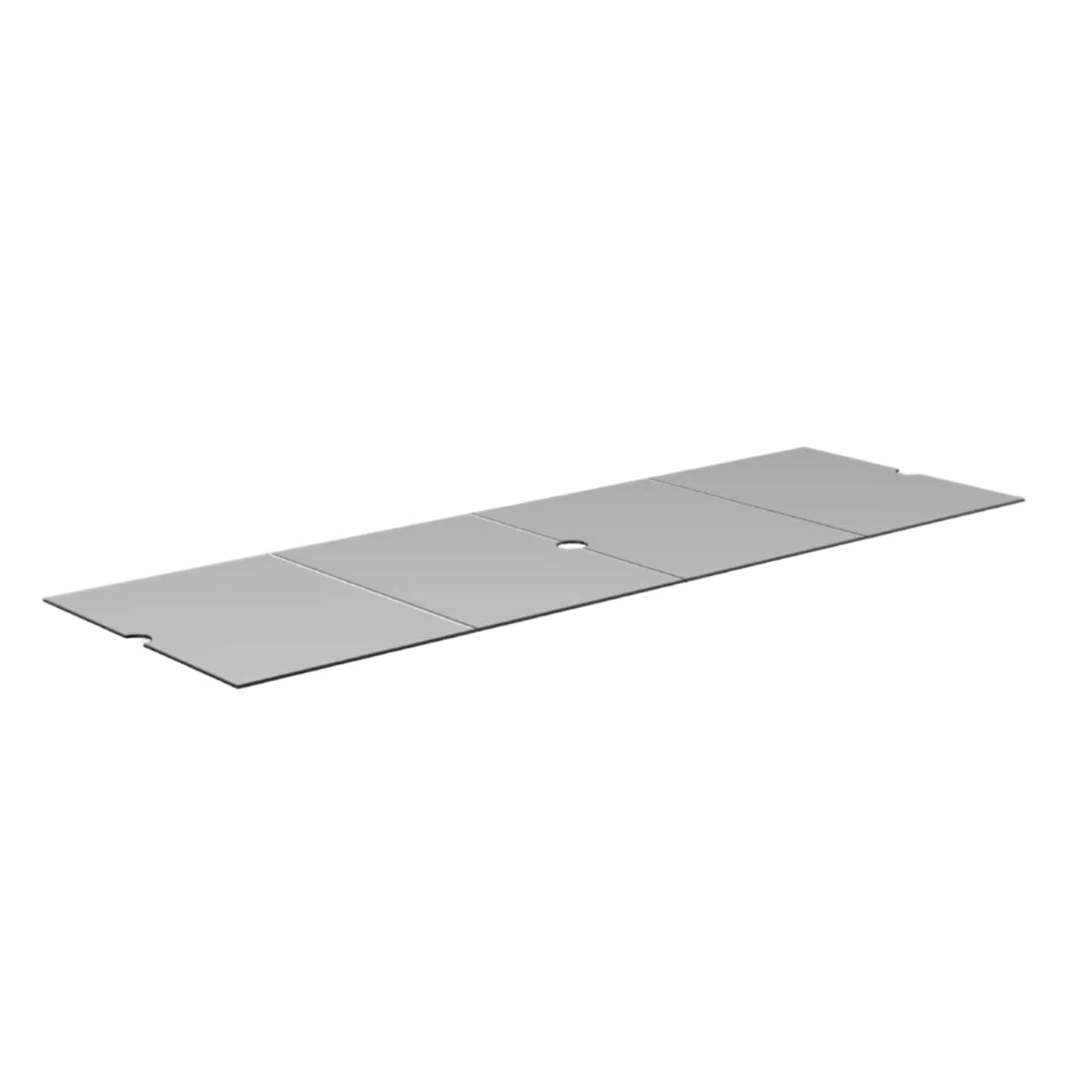 EcoSmart L50 Cover Plate in Smoke Grey Toughened Glass