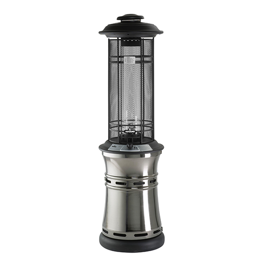 Lifestyle, Santorini, Pewter Flame, Gas Patio Heater
