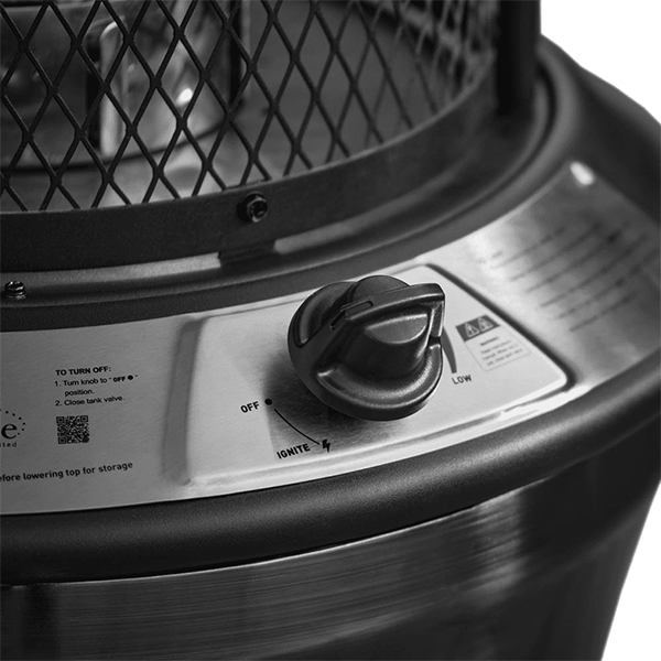 Lifestyle, Santorini, Pewter Flame, Gas Patio Heater