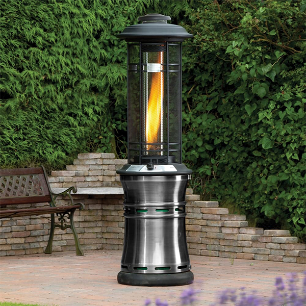 Lifestyle, Santorini, Pewter Flame, Gas Patio Heater
