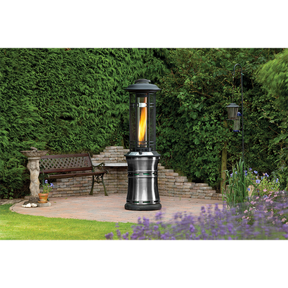 Lifestyle, Santorini, Pewter Flame, Gas Patio Heater
