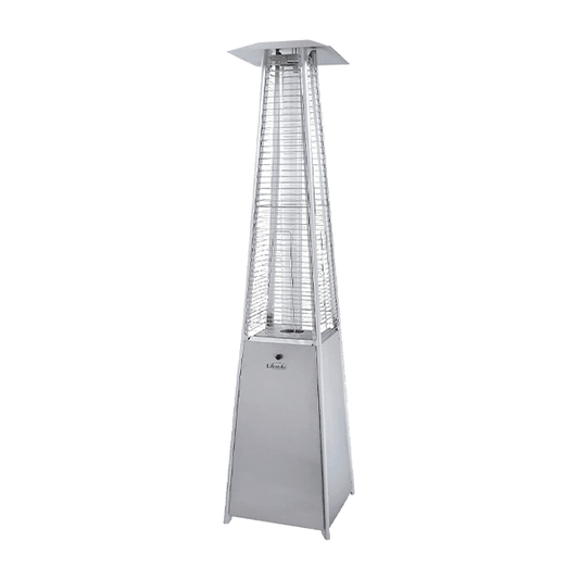 Lifestyle, Tahiti 11, Pyramid Flame Gas Patio Heater, Stainless Steel