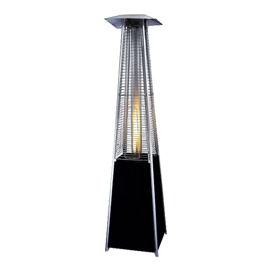 Lifestyle Tahiti 11, Pyramid Flame Gas Patio Heater, Black