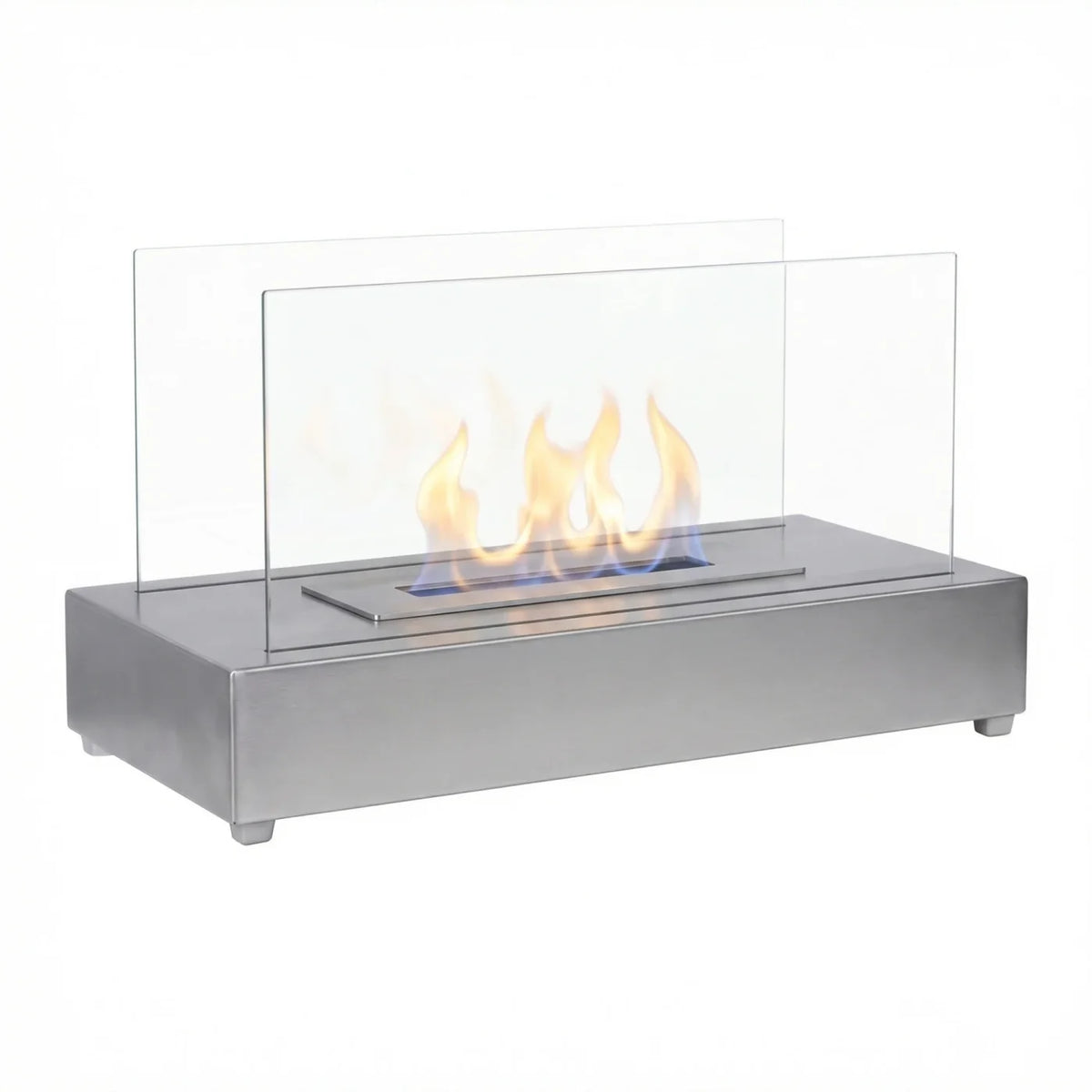 ScandiFlames Lambeth Steel Tabletop Bioethanol Fireplace