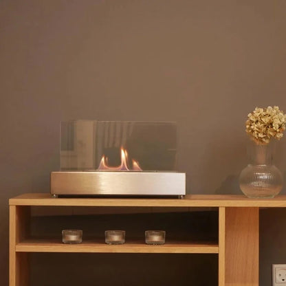 ScandiFlames Lambeth Steel Tabletop Bioethanol Fireplace