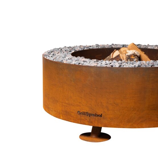 GrillSymbol Corten Steel Fire Pit Luna