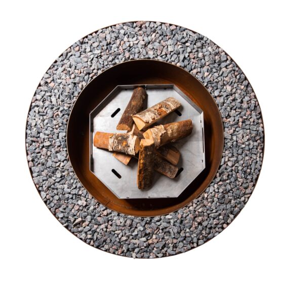 GrillSymbol Corten Steel Fire Pit Luna