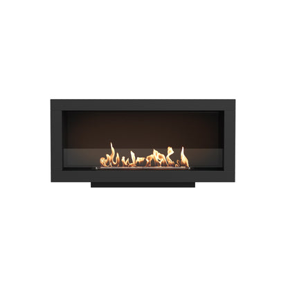 EcoSmart Frame 1000SS Built In Bioethanol Fireplace with Linear Flame