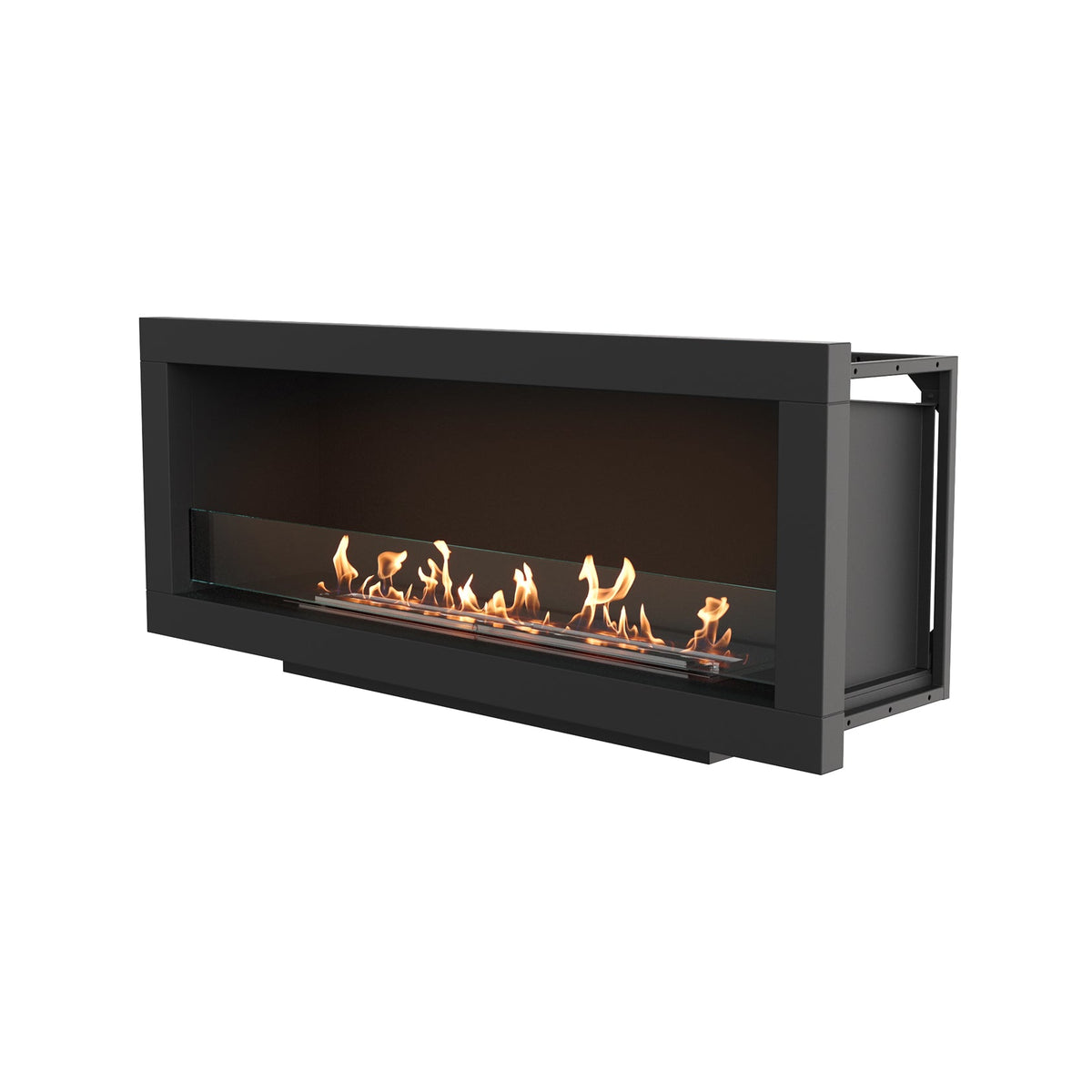 EcoSmart Frame 1200SS Built In Bioethanol Fireplace with Wide Flame