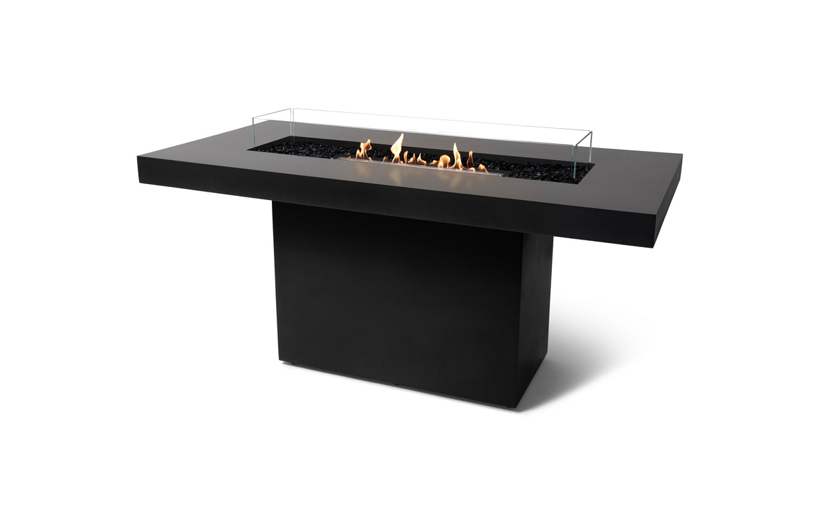 EcoSmart Gin 90 Bar Fire Pit Table with Smokeless Flame | Bioethanol Flame & Gas Burner Options