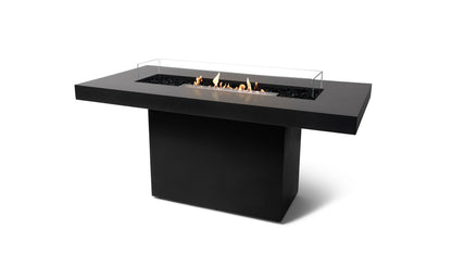 EcoSmart Gin 90 Bar Fire Pit Table with Smokeless Flame | Bioethanol Flame & Gas Burner Options