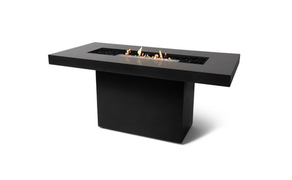 EcoSmart Gin 90 Bar Fire Pit Table with Smokeless Flame | Bioethanol Flame & Gas Burner Options