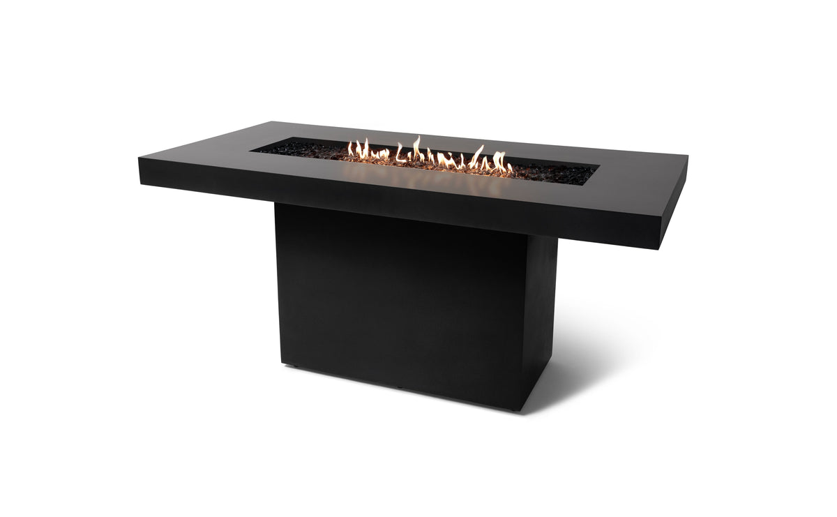 EcoSmart Gin 90 Bar Fire Pit Table with Smokeless Flame | Bioethanol Flame & Gas Burner Options