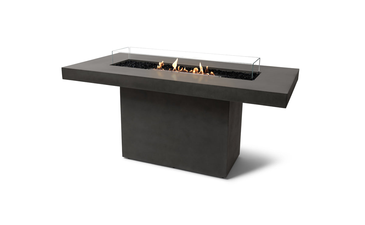 EcoSmart Gin 90 Bar Fire Pit Table with Smokeless Flame | Bioethanol Flame & Gas Burner Options