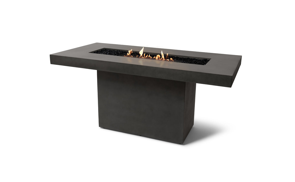 EcoSmart Gin 90 Bar Fire Pit Table with Smokeless Flame | Bioethanol Flame & Gas Burner Options
