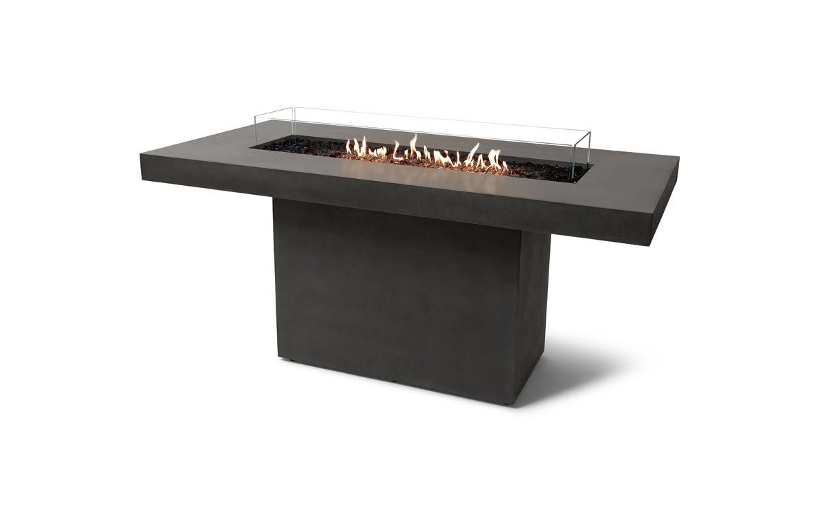 EcoSmart Gin 90 Bar Fire Pit Table with Smokeless Flame | Bioethanol Flame & Gas Burner Options