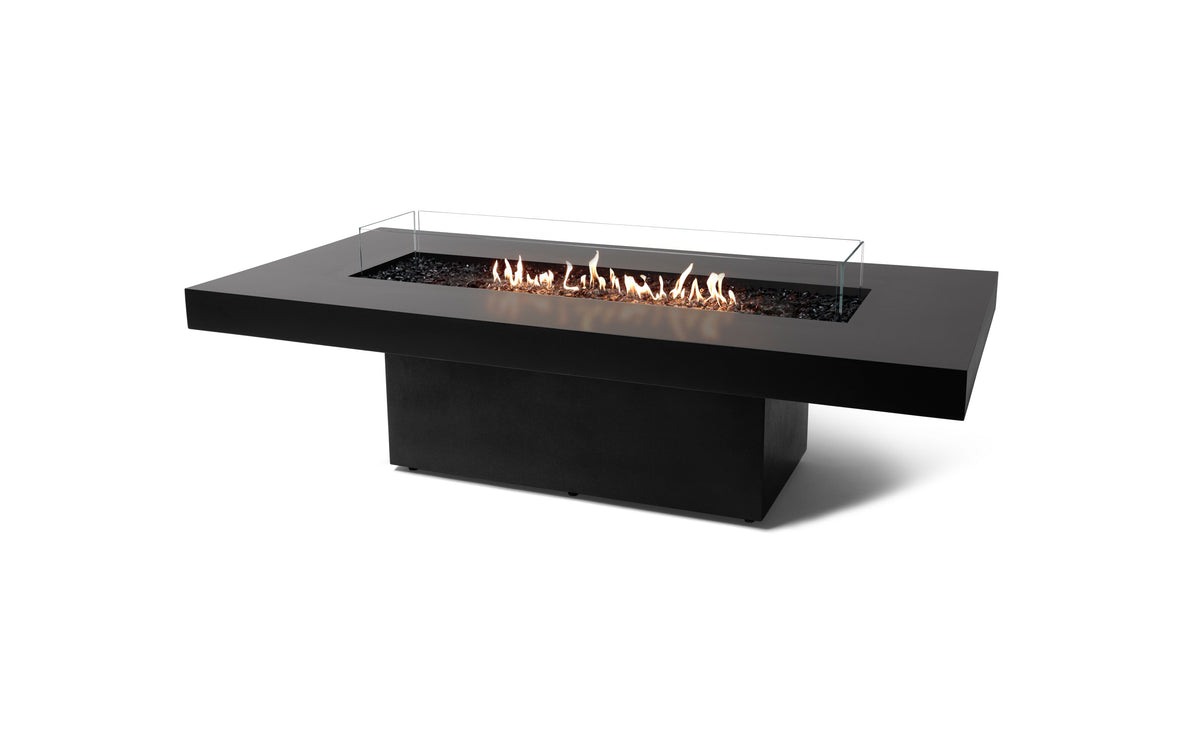 EcoSmart Fire Gin 90 Chat Fire Table with Smokeless Bioethanol Flame