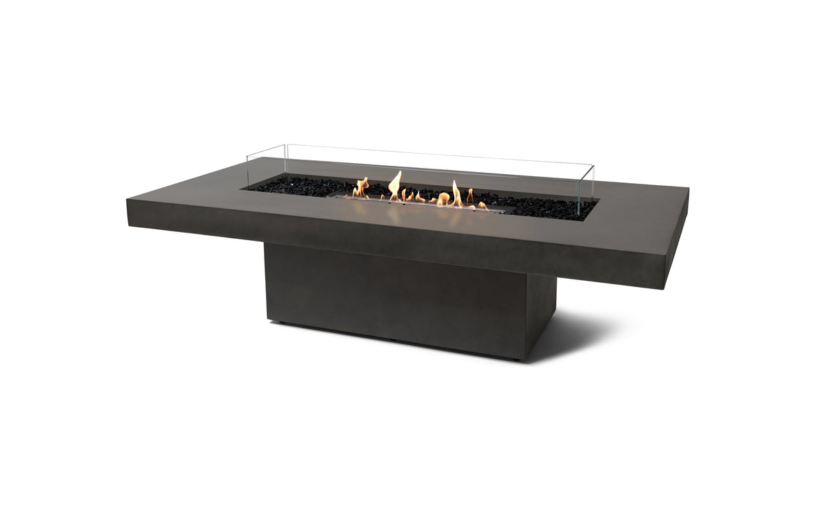 EcoSmart Fire Gin 90 Chat Fire Table with Smokeless Bioethanol Flame