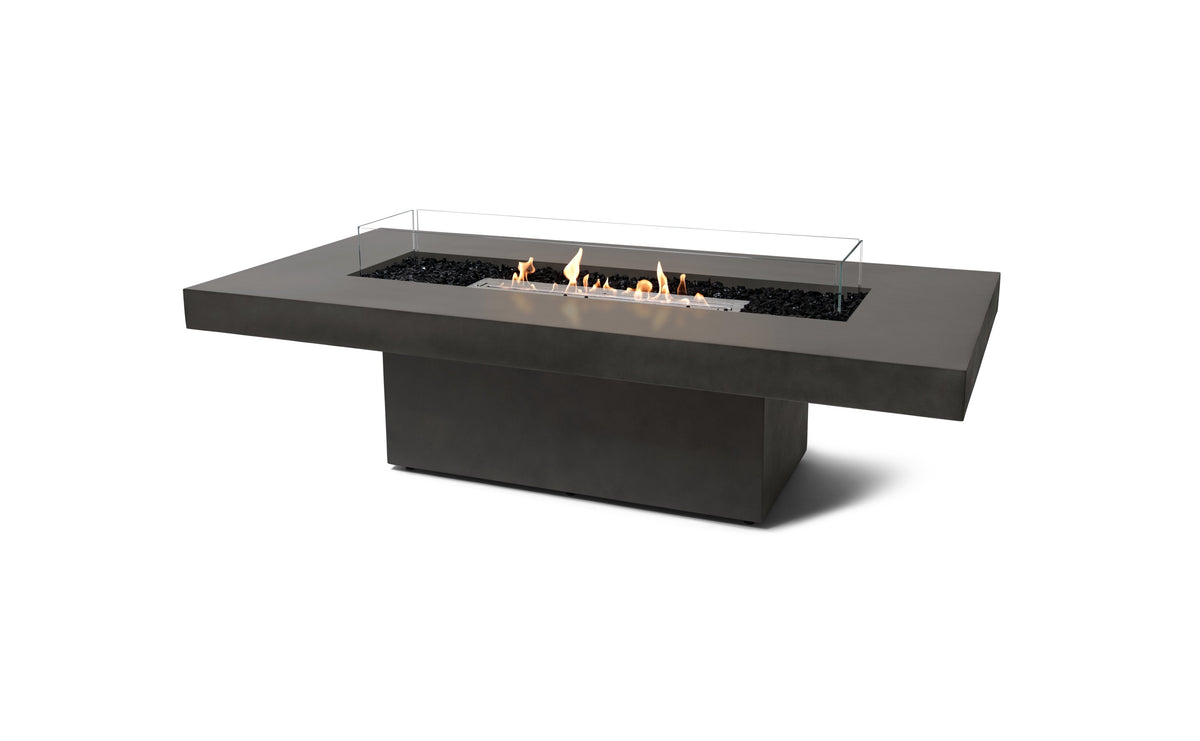 EcoSmart Fire Gin 90 Chat Fire Table with Smokeless Bioethanol Flame