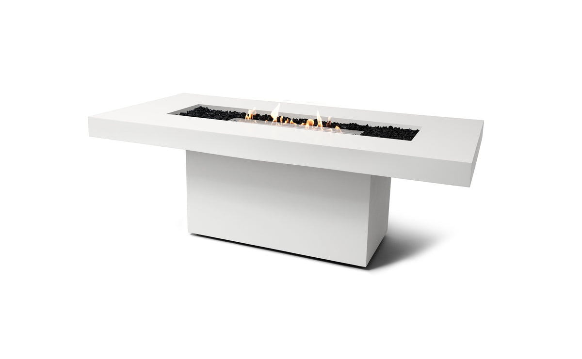 EcoSmart Gin 90 Dining Fire Pit Table with Long Lasting Flame