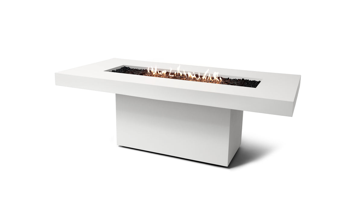 EcoSmart Gin 90 Dining Fire Pit Table with Long Lasting Flame