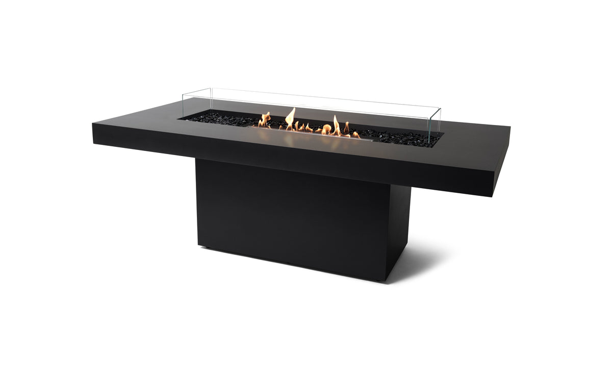EcoSmart Gin 90 Dining Fire Pit Table with Long Lasting Flame