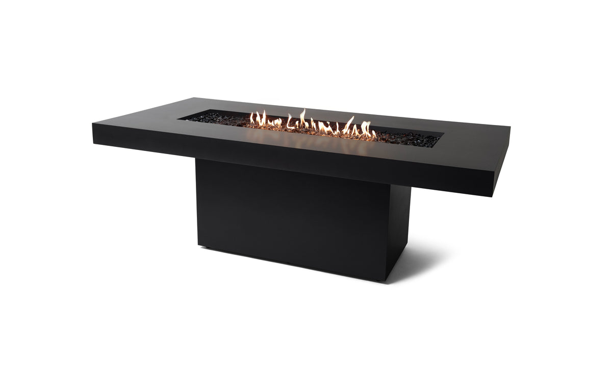 EcoSmart Gin 90 Dining Fire Pit Table with Long Lasting Flame