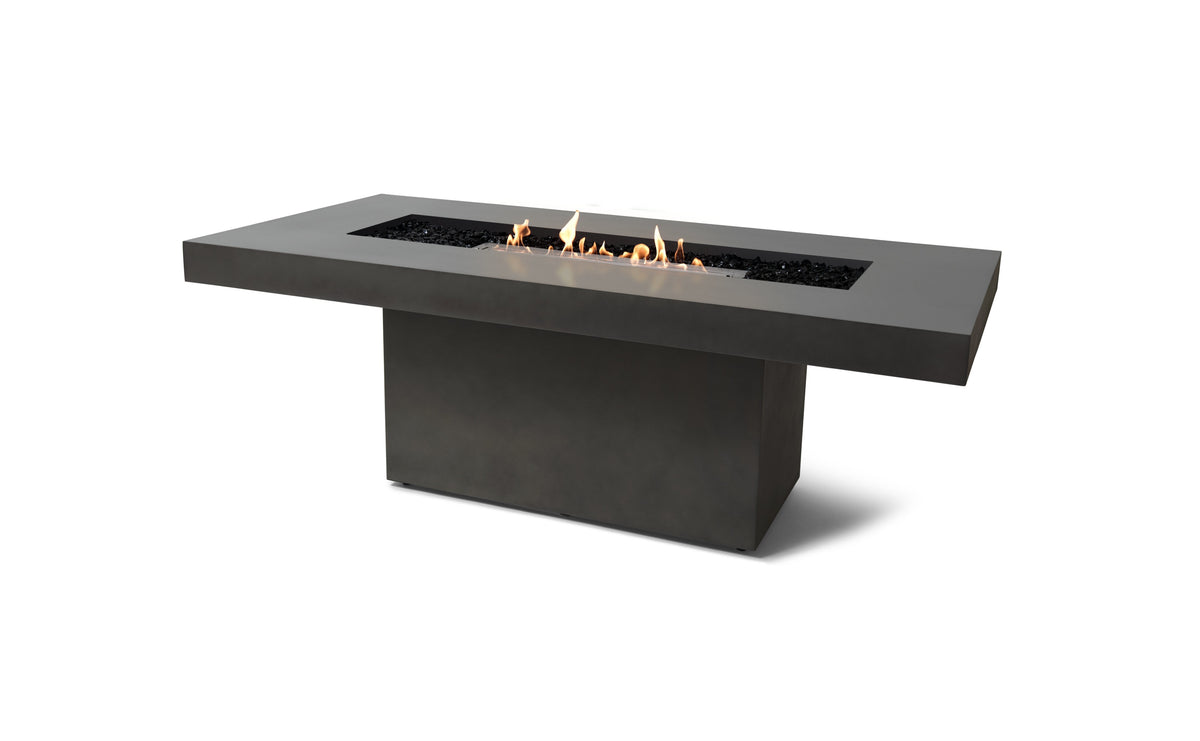 EcoSmart Gin 90 Dining Fire Pit Table with Long Lasting Flame