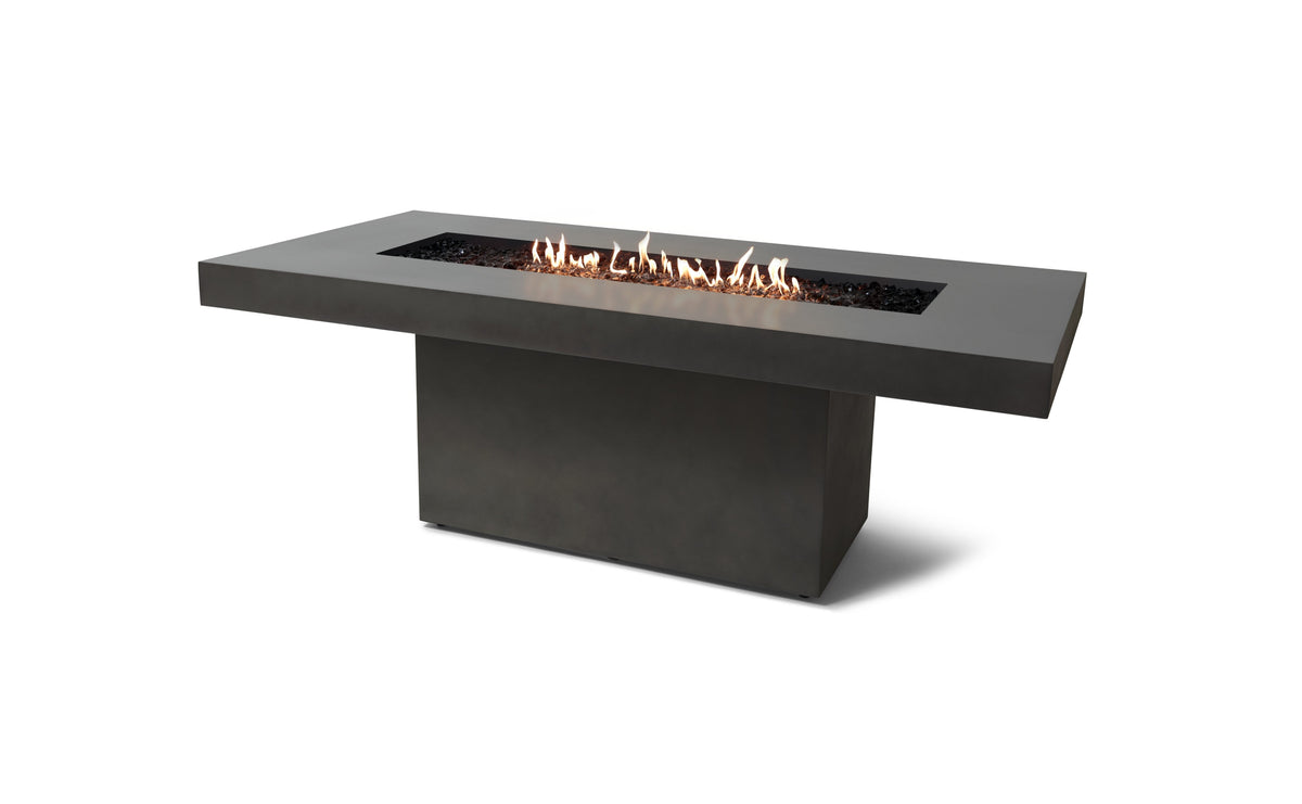 EcoSmart Gin 90 Dining Fire Pit Table with Long Lasting Flame