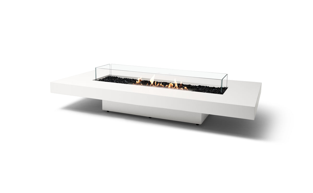 EcoSmart Fire Gin 90 Low Fire Table with Smokeless Bioethanol Flame & Gas Burner Options