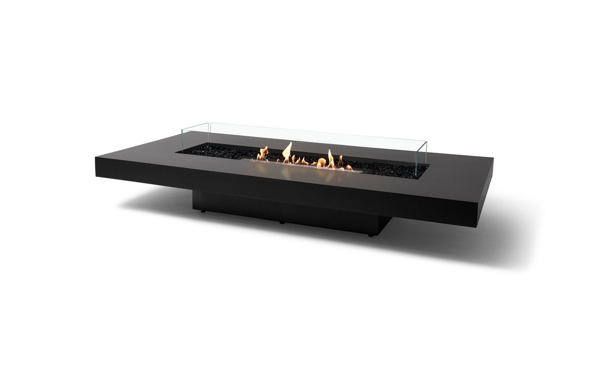 EcoSmart Fire Gin 90 Low Fire Table with Smokeless Bioethanol Flame