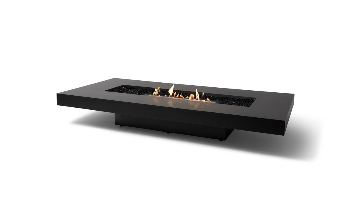 EcoSmart Fire Gin 90 Low Fire Table with Smokeless Bioethanol Flame