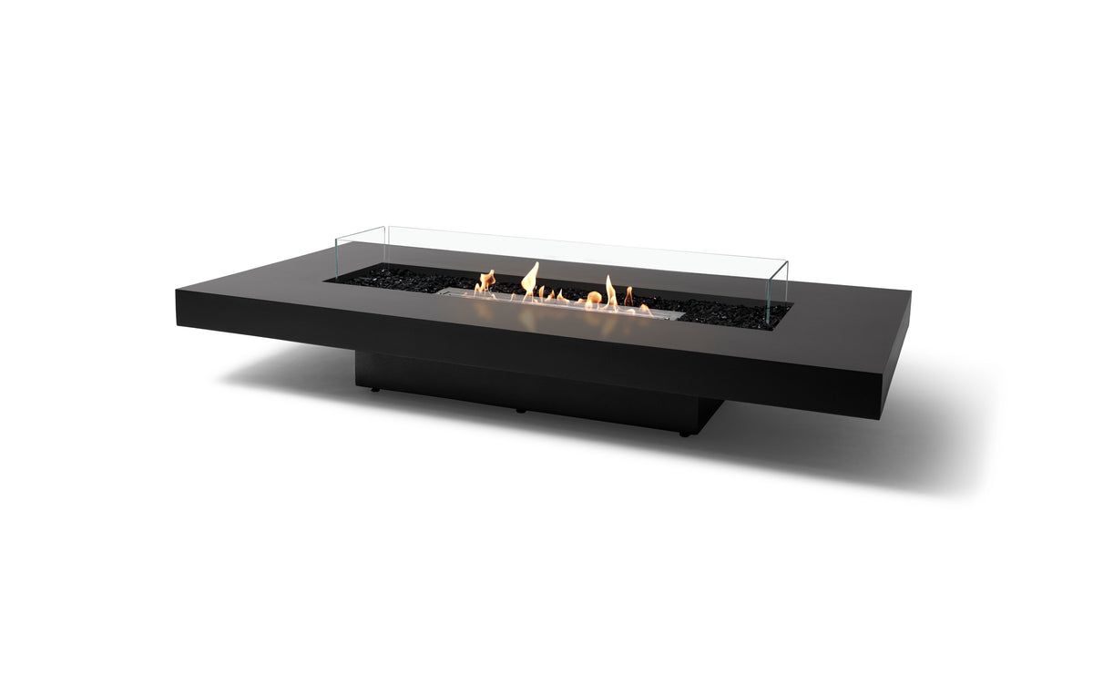 EcoSmart Fire Gin 90 Low Fire Table with Smokeless Bioethanol Flame