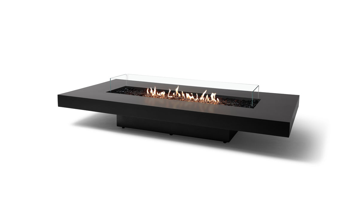 EcoSmart Fire Gin 90 Low Fire Table with Smokeless Bioethanol Flame