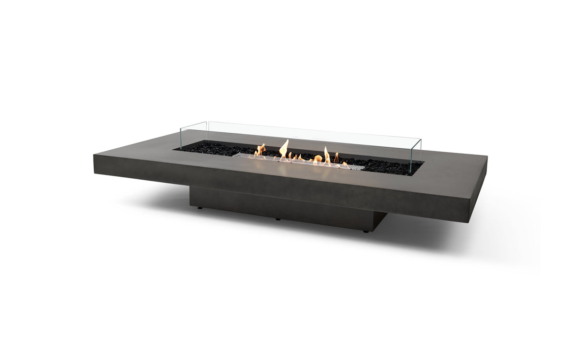 EcoSmart Fire Gin 90 Low Fire Table with Smokeless Bioethanol Flame