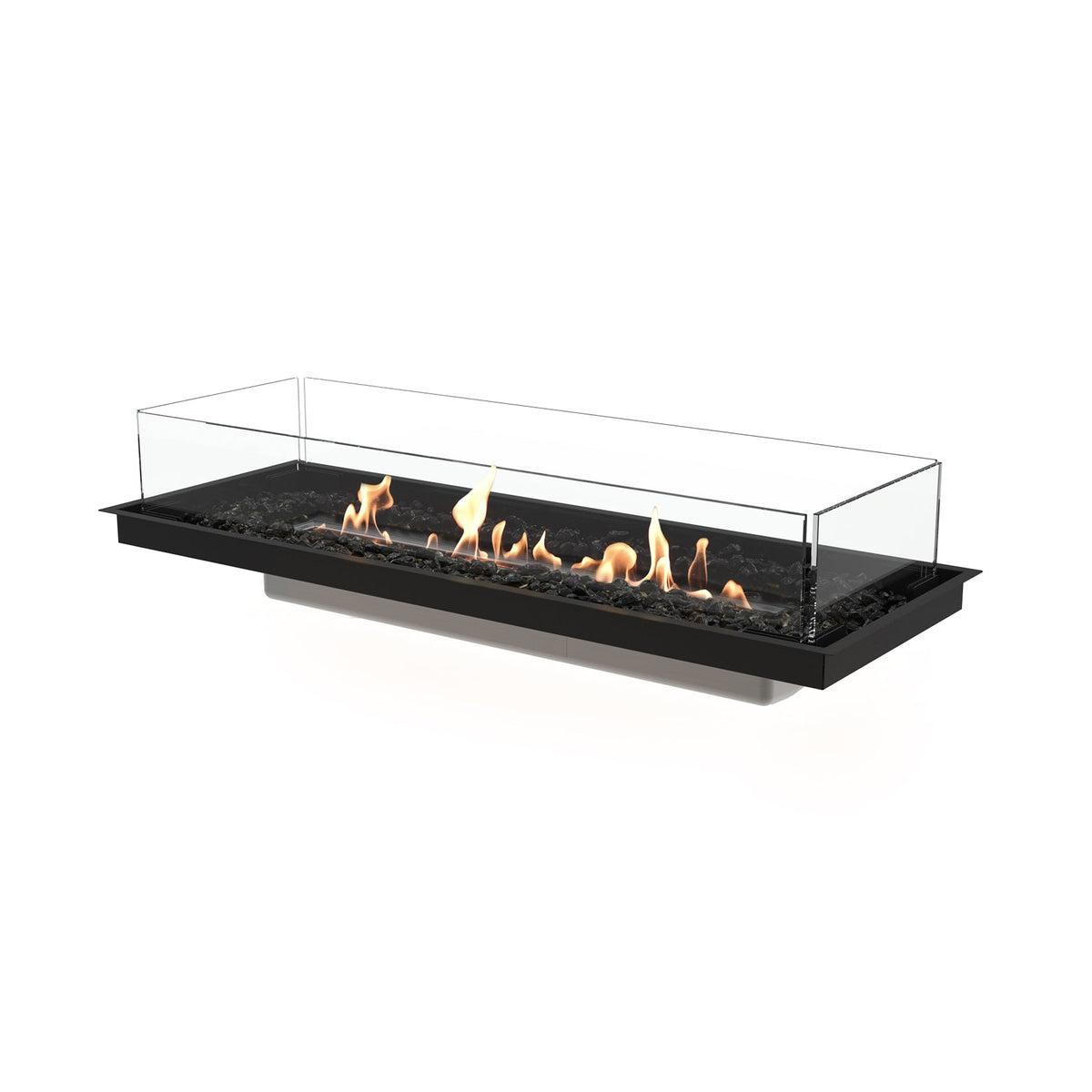 EcoSmart Linear 50 Fire Pit Kit with Elegant Linear Flame