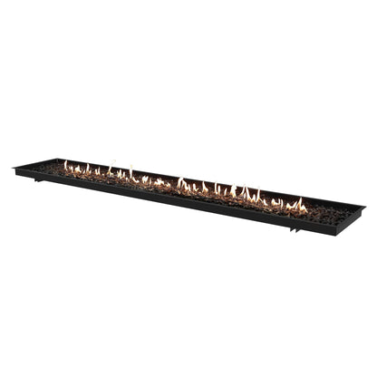 EcoSmart Linear 90 Fire Pit Kit with Dual Flames for Large Spaces
