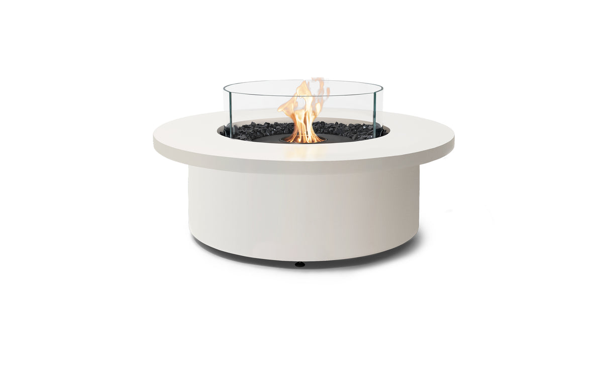 EcoSmart Fire Mimosa 40 Bioethanol & Gas Fire Pit Table with Modern Circular Design