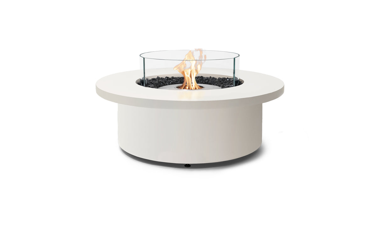 EcoSmart Fire Mimosa 40 Bioethanol & Gas Fire Pit Table with Modern Circular Design