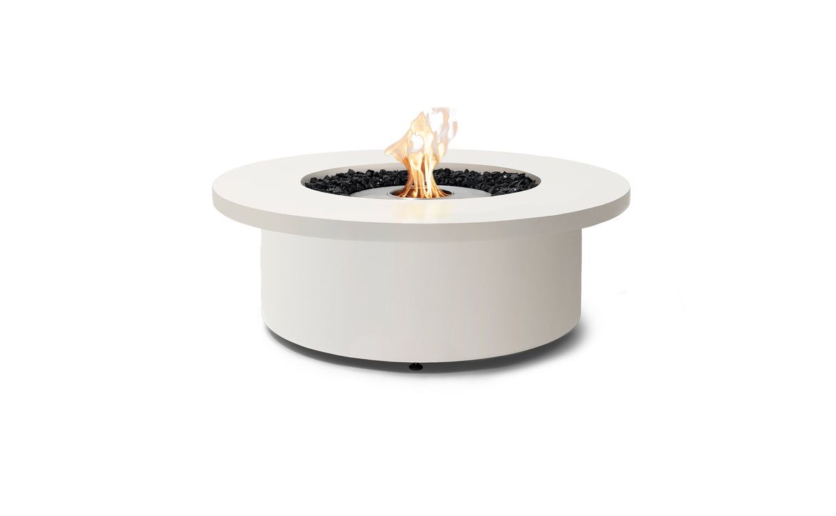 EcoSmart Fire Mimosa 40 Bioethanol & Gas Fire Pit Table with Modern Circular Design