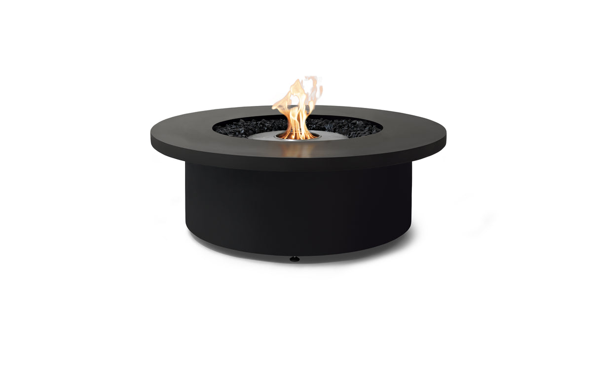 EcoSmart Fire Mimosa 40 Bioethanol & Gas Fire Pit Table with Modern Circular Design