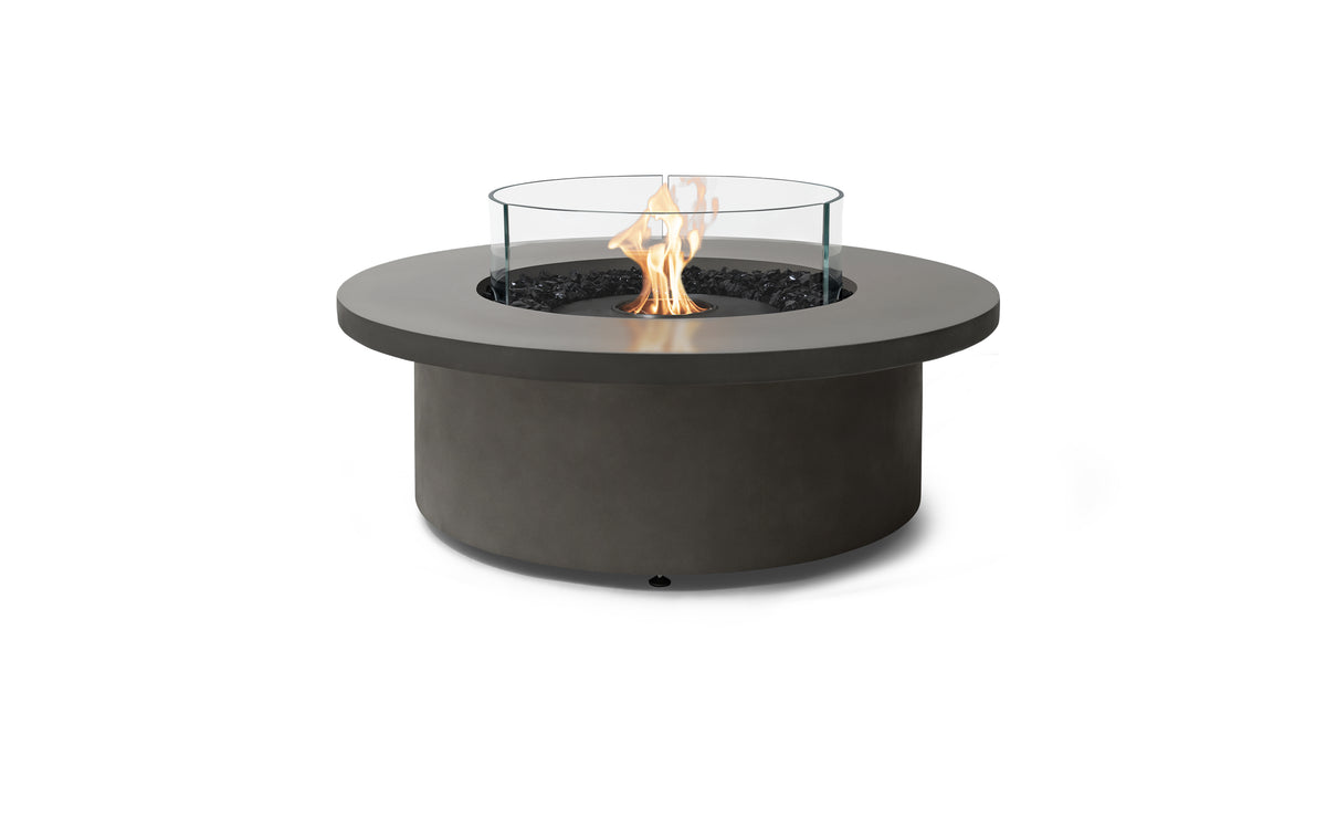 EcoSmart Fire Mimosa 40 Bioethanol & Gas Fire Pit Table with Modern Circular Design