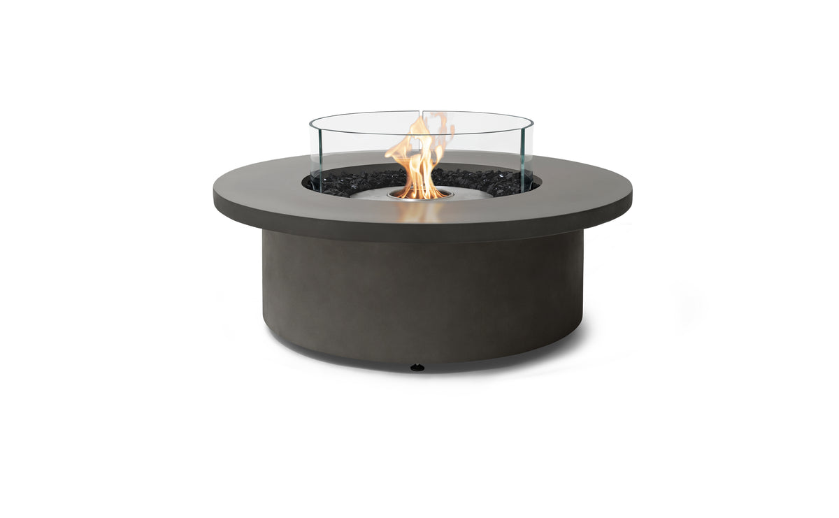 EcoSmart Fire Mimosa 40 Bioethanol & Gas Fire Pit Table with Modern Circular Design