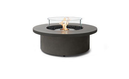EcoSmart Fire Mimosa 40 Bioethanol & Gas Fire Pit Table with Modern Circular Design