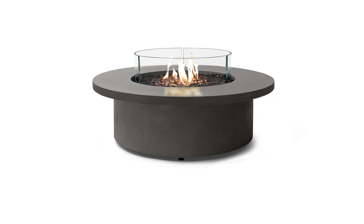 EcoSmart Fire Mimosa 40 Bioethanol & Gas Fire Pit Table with Modern Circular Design