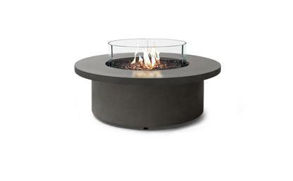 EcoSmart Fire Mimosa 40 Bioethanol & Gas Fire Pit Table with Modern Circular Design