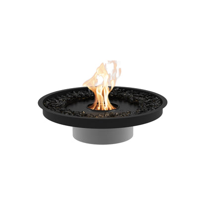 EcoSmart Round 20 Compact Fire Pit Kit with Stylish Curved Design