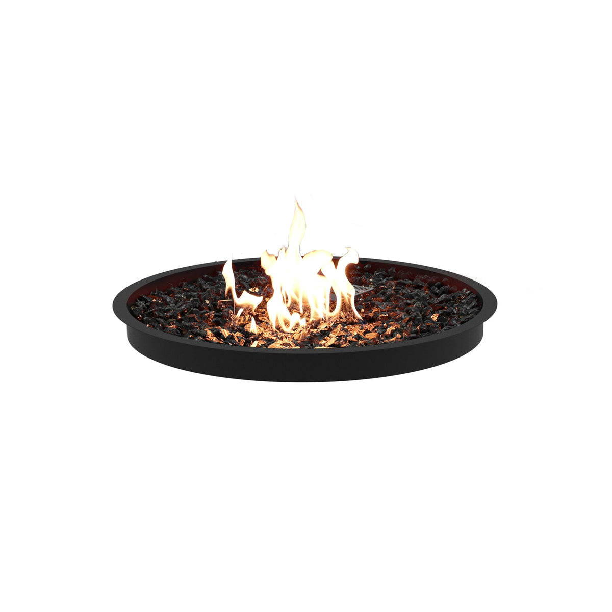 EcoSmart Round 20 Compact Fire Pit Kit with Stylish Curved Design
