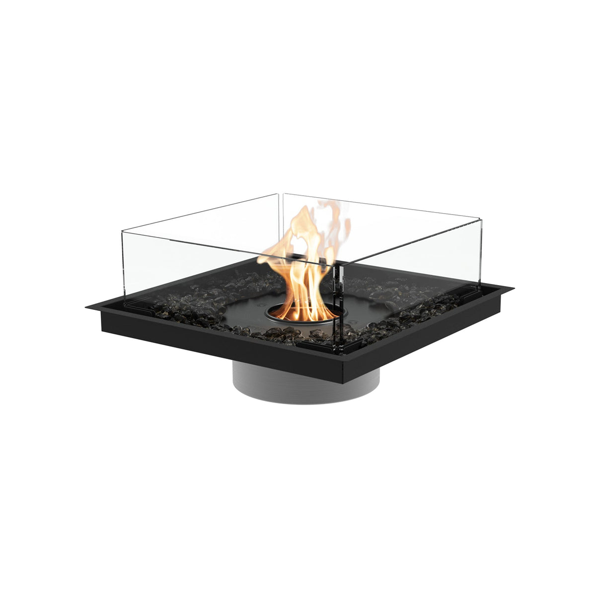 EcoSmart Square 22 Fire Pit Kit with Flexible Square Design