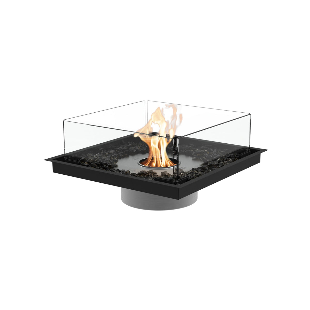 EcoSmart Square 22 Fire Pit Kit with Flexible Square Design